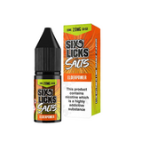 Six Licks Nic. Salt - ElderFlower - Bristol Vape Co