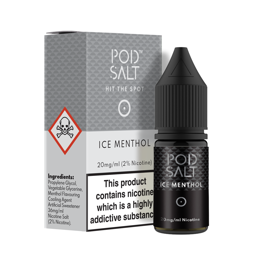 Buy POD Salts Ice Menthol - 10ml Nic Salt | Bristol Vape Co Buy POD Salts Ice Menthol - 10ml Nic Salt | Bristol Vape Co